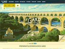 Tablet Screenshot of gard-turismo.com